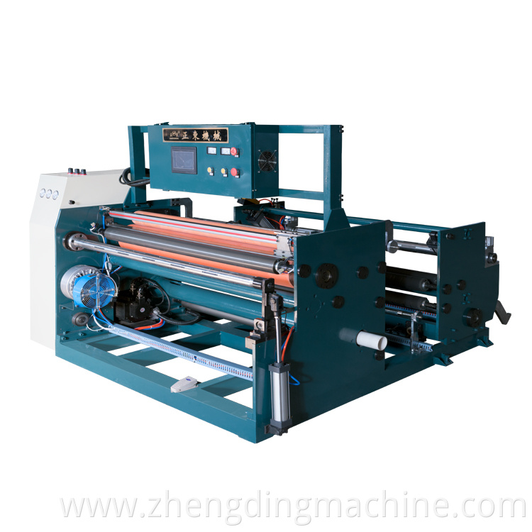 Factory Direct Price Imported rodless cylinder automatic cutting material nonwoven paper Rewinding machine